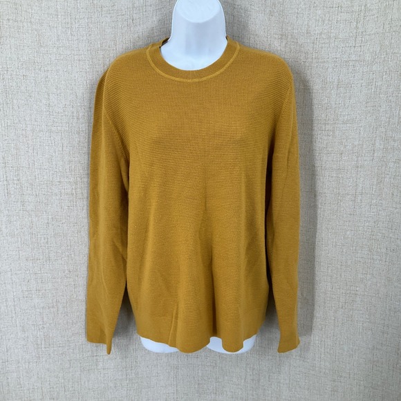 Banana Republic Sweaters - Banana Republic Sweater Womens M Yellow Wool Classic Minimalist Preppy Luxury